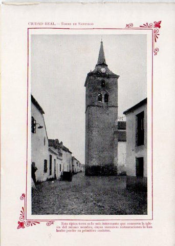 LAMINA V31898: Ciudad Real. Torre de Santiago