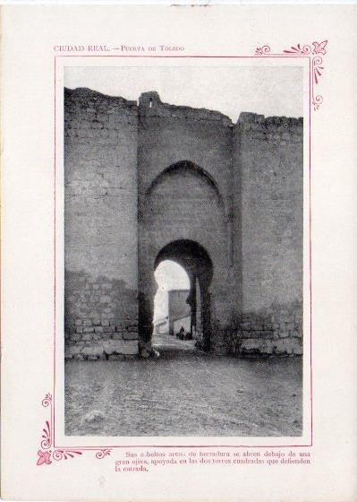 LAMINA V31892: Ciudad Real. Puerta de Toledo