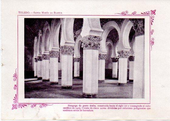 LAMINA V31922: Toledo. Santa Maria la Blanca