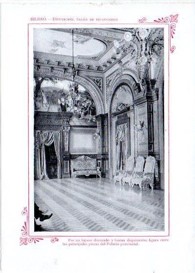 LAMINA V31951: Bilbao. Diputacion, salon de recepciones
