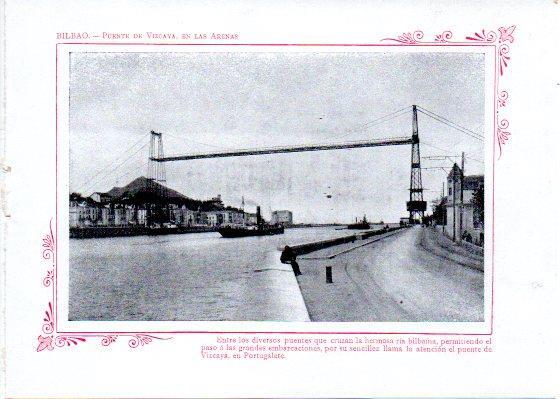 LAMINA V31942: Bilbao. Puente de Vizcaya en las Arenas