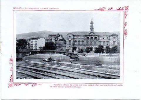 LAMINA V31941: Bilbao. Ayuntamiento y Puente Giratorio