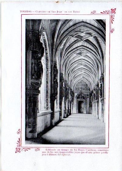 LAMINA V31932: Toledo. Claustro de San Juan de los Reyes