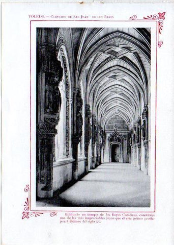 LAMINA V31932: Toledo. Claustro de San Juan de los Reyes