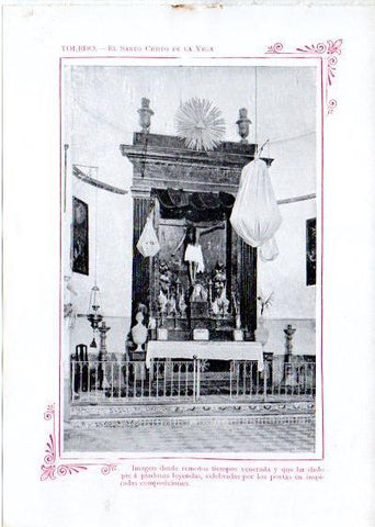 LAMINA V31931: Toledo. El Santo Cristo de la Vega