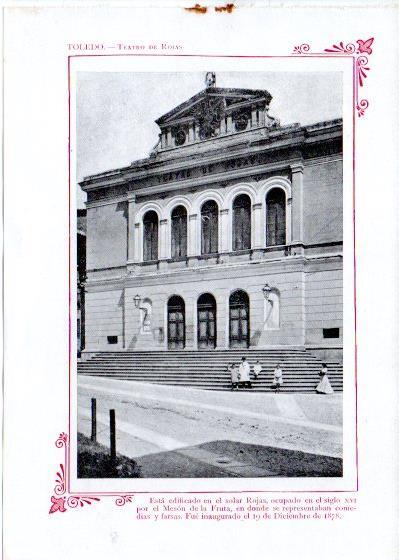 LAMINA V31930: Toledo. Teatro de Rojas