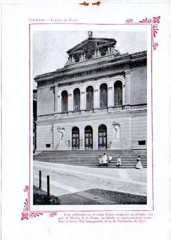 LAMINA V31930: Toledo. Teatro de Rojas