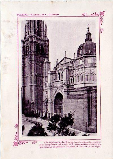 LAMINA V31929: Toledo. Fachada de la Catedral