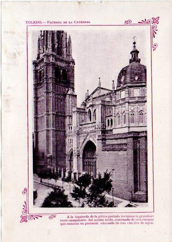 LAMINA V31929: Toledo. Fachada de la Catedral