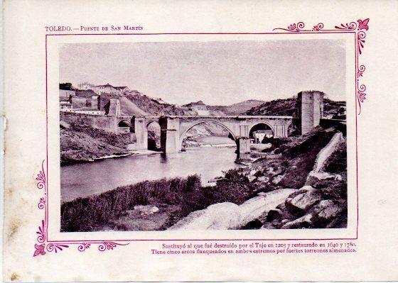 LAMINA V31927: Toledo. Puente de San Martin