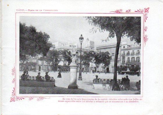 LAMINA V32020: Cadiz. Plaza de la Constitucion
