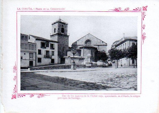 LAMINA V32111: La Coruña. Plaza de la Constitucion