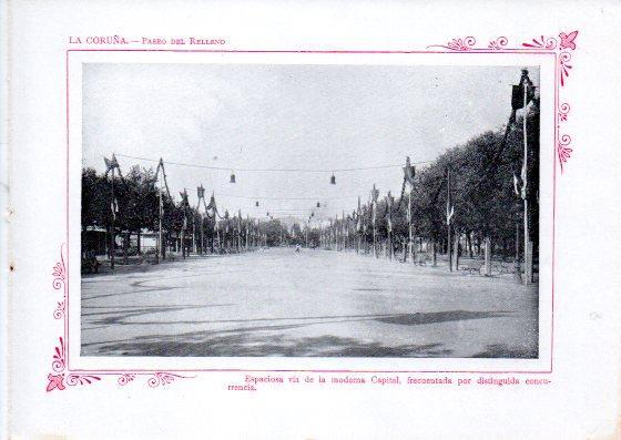 LAMINA V32108: La Coruña. Paseo del Relleno