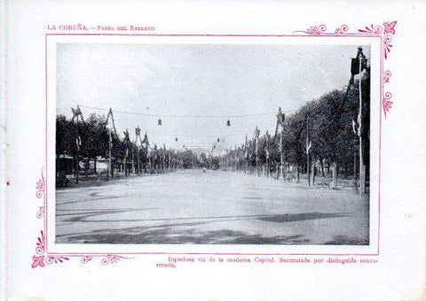 LAMINA V32108: La Coruña. Paseo del Relleno