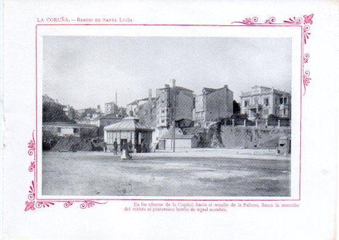 LAMINA V32103: La Coruña. Barrio de Santa Lucia