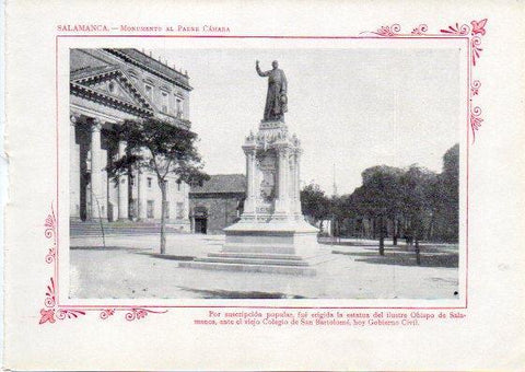 LAMINA V32116: Salamanca. Monumento al Padre Camara