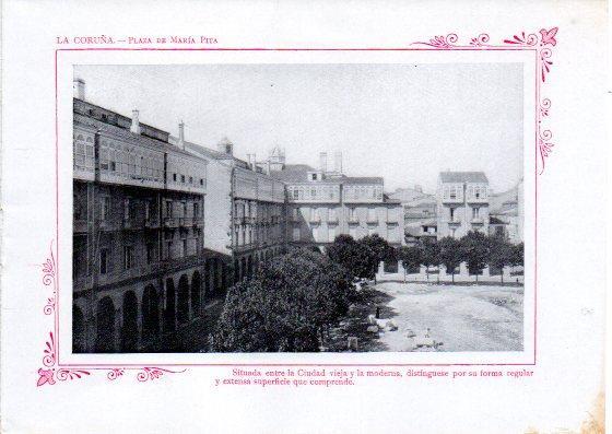 LAMINA V32100: La Coruña. Plaza de Maria Pita
