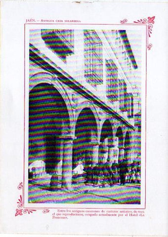 LAMINA V32088: Jaen. Antigua casa solariega