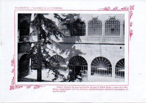 LAMINA V32119: Salamanca. Claustros de La Universidad 