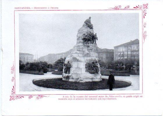 LAMINA V32137: Santander. Monumento a Pereda