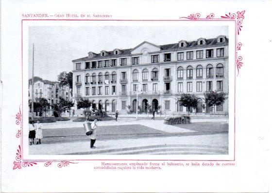 LAMINA V32136: Santander. Gran Hotel en el Sardinero