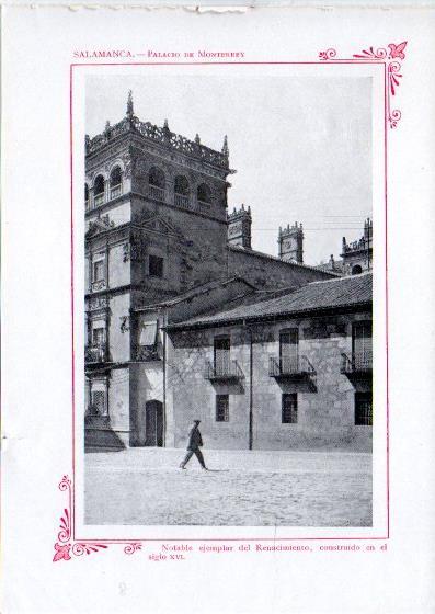 LAMINA V32128: Salamanca. Palacio de Monterrey