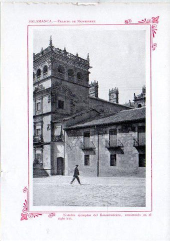 LAMINA V32128: Salamanca. Palacio de Monterrey