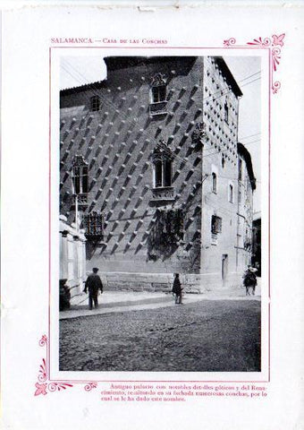 LAMINA V32127: Salamanca. Casa de las Conchas