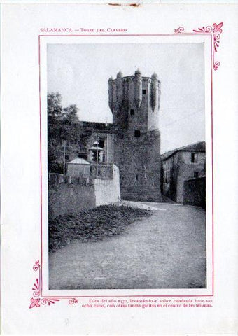 LAMINA V32124: Salamanca. Torre del Clavero