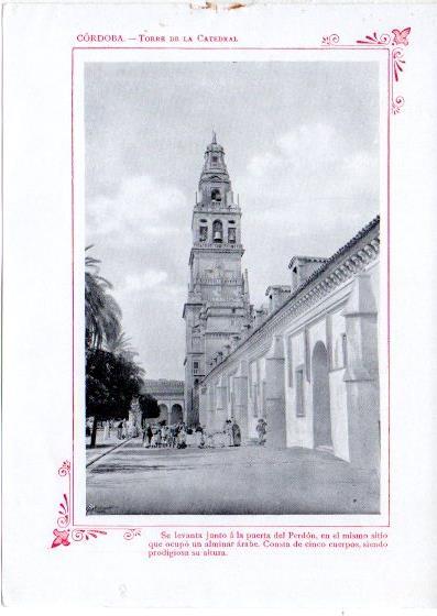 LAMINA V32036: Cordoba. Torre de la Catedral