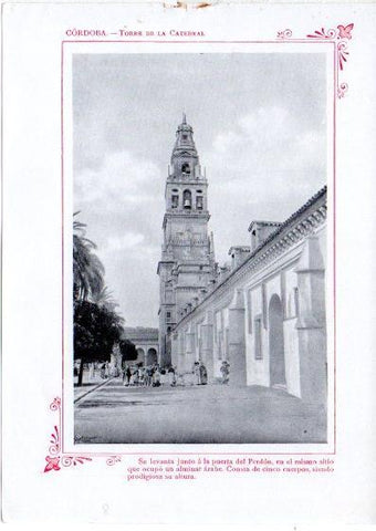 LAMINA V32036: Cordoba. Torre de la Catedral