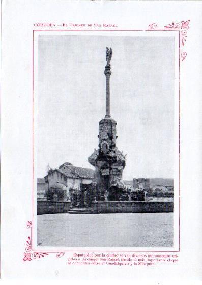 LAMINA V32034: Cordoba. El Triunfo de San Rafael