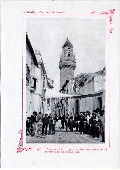 LAMINA V32032 Cordoba. Torre de San Nicolas