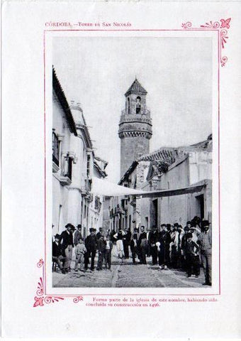 LAMINA V32032 Cordoba. Torre de San Nicolas