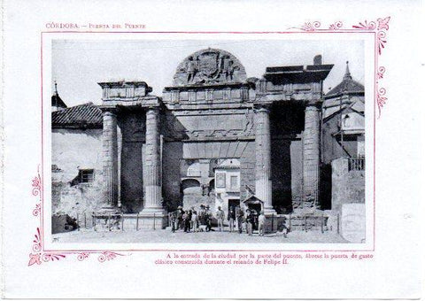 LAMINA V32028: Cordoba. Puerta del Puente
