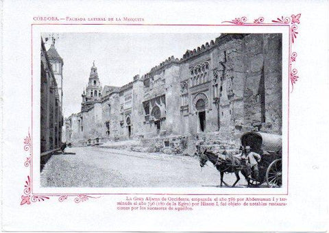 LAMINA V32027: Cordoba. Fachada lateral de la Mezquita