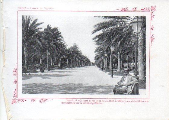 LAMINA V32023: Cadiz. Parque de Genoves