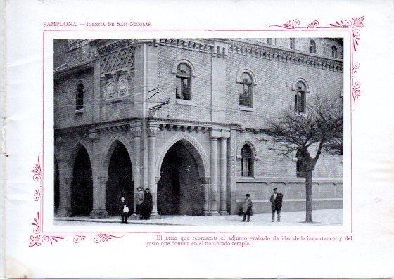 LAMINA V32054: Pamplona. Iglesia de San Nicolas