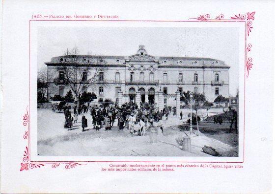 LAMINA V32083: Jaen. Palacio del Gobierno y Diputacion