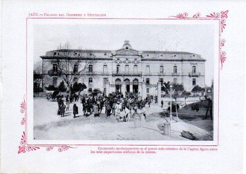 LAMINA V32083: Jaen. Palacio del Gobierno y Diputacion