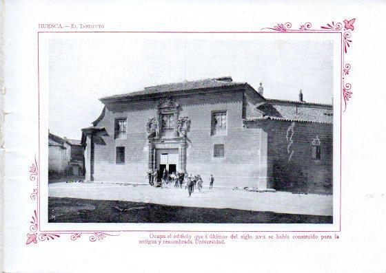 LAMINA V32072: Huesca. El Instituto