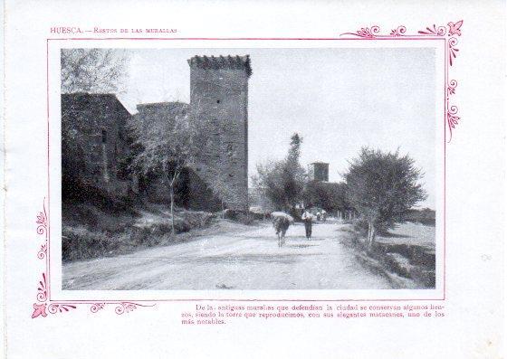 LAMINA V32068: Huesca. Restos de las Murallas
