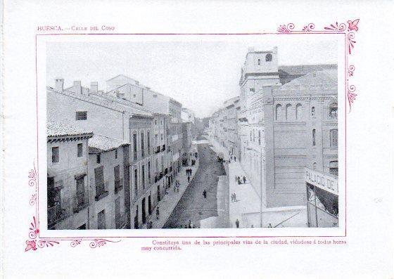 LAMINA V32066: Huesca. Calle del Coso