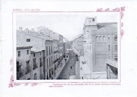 LAMINA V32066: Huesca. Calle del Coso
