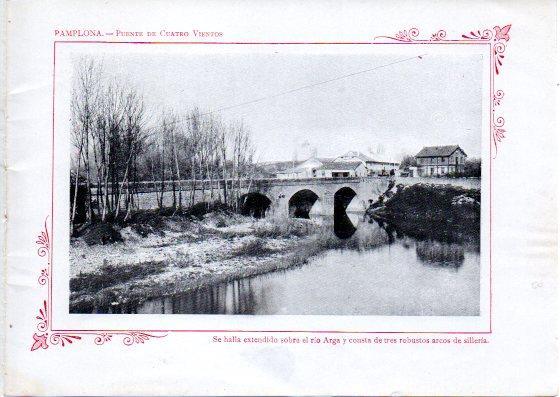 LAMINA V32053: Pamplona. Puente de Cuatro Vientos