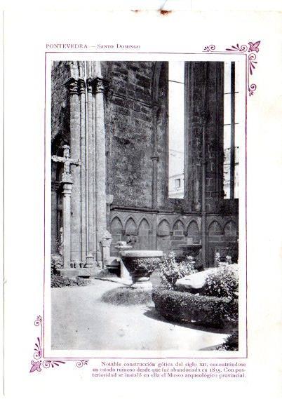 LAMINA V31716: Pontevedra. Santo Domingo