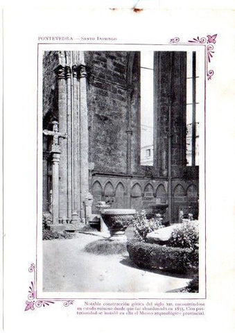 LAMINA V31716: Pontevedra. Santo Domingo