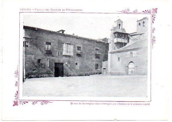 LAMINA V31724: Zamora. Palacio del Marques de Puñoenrostro