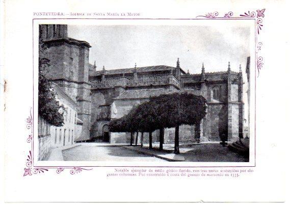 LAMINA V31710: Pontevedra. Iglesia de Santa Maria la Mayor