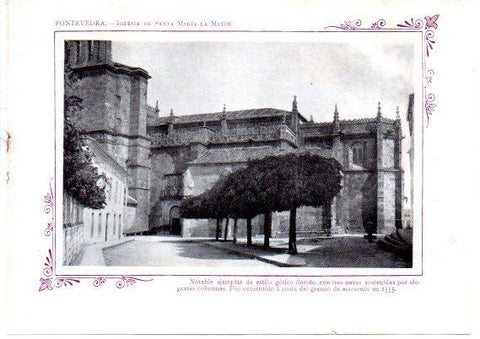 LAMINA V31710: Pontevedra. Iglesia de Santa Maria la Mayor